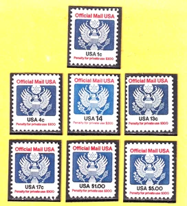 jis36 US STAMP SC# O127-O133 1-$5 1938 **MINT NH 1342 - Picture 1 of 2