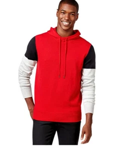 New Sean John Mens Colorblocked Sweatshirt, Red, Medium - Picture 1 of 1