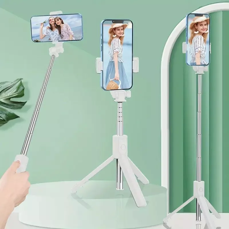 Selfie Stick Tripod Bluetooth Wireless Remote Cellphone Mount Holder Stand - Image 1 of 4