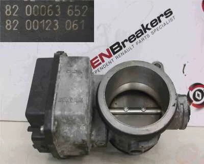 Carrocería acelerador Renault Clio MK2 2001-2006 1.4 1.6 16V 8200063652 8200123061 Foto 1 de 2