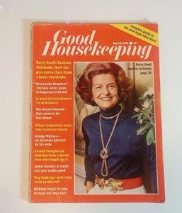 Vintage Good Housekeeping Magazine March 1976 Betty Ford Models Fashions - Picture 1 of 10