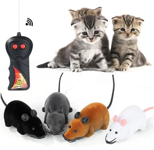 Elektrische Ferngesteuerte Maus Ratte mit Fernbedienung Haustier Katzen Gra W5L8 - Bild 1 von 9