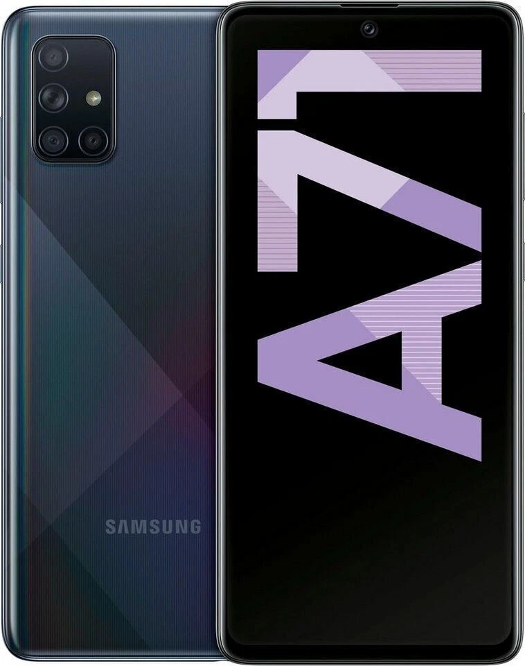 Samsung Galaxy A71 SM-A715F/DS - 128GB - Prism Crush Black (Ohne Simlock) (Dual-SIM)