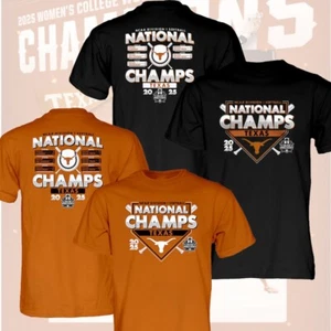 Texas Longhorns 2025 Softball Women's WS Champions Schedule Fastship For Fans - Picture 1 of 7