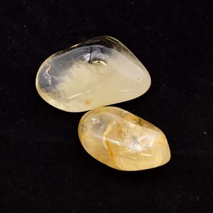 Smoky Quartz 2x Tumbled Stones - Picture 1 of 2