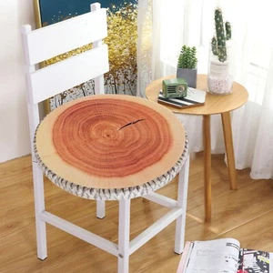 3D Tree Pattern Cute Pillow Artificial Cushion Tree Stump Sponge Sofa Cushion - Picture 1 of 5