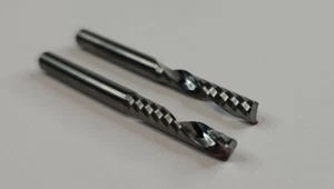 Brocas de enrutador CNC de 1/8" de carburo con extremo de flauta simple Shapeoko 2 piezas aluminio - Imagen 1 de 3