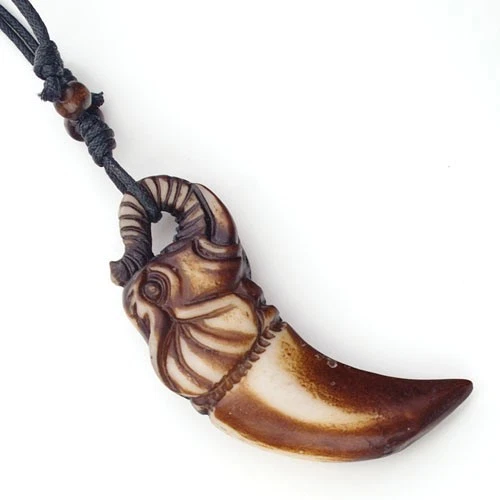 NUEVO COLLAR COLGANTE TSK ELEFANTE FALSO COLOR ANTIGUO EN CORDÓN NEGRO #WYN1007 Foto 1 de 1