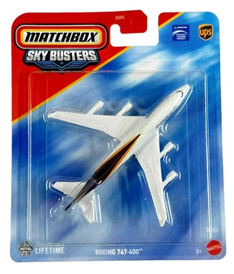 Matchbox Sky Busters Plane 9/32 Boeing 747-400 Diecast Mattel Plane - Brand New - Image 1 of 2