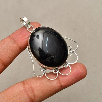 Ciondolo gioiello in argento sterling 925 fatto a mano con pietra preziosa in... - Immagine 1 di 4