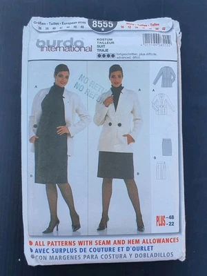 Burda International 8555 Sewing Pattern - image 1 of 2