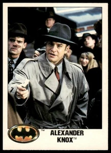 1989 Topps Tiffany Batman #7 Alexander Knox - Picture 1 of 2