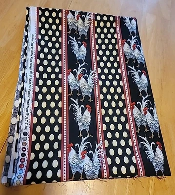 Gallinero de Patty Reed Design 2008 Fabric Traditions NTT Inc 58x43 1+ yardas Foto 1 de 4