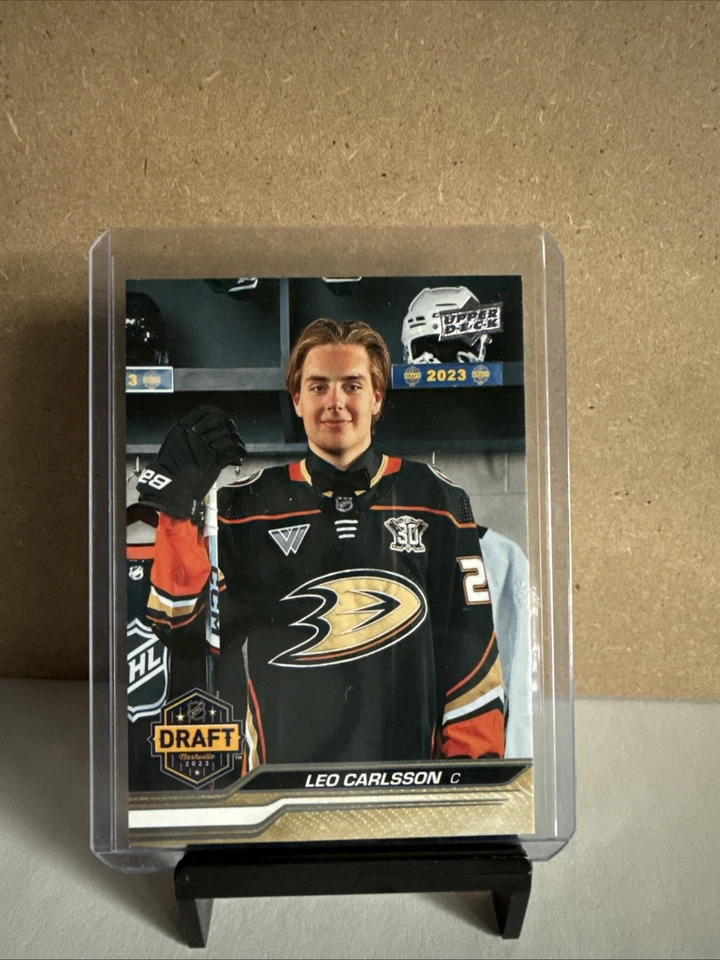 2023-24 Upper Deck Extended Series - 1st Round Rookies Leo Carlsson #736 (RC) - Image 1 of 1