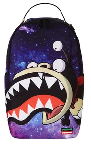 SPRAYGROUND FUTURAMA NIBBLER EAT SHARK DLXR BACKPACK - Cartoon Bag - Limited Ed. - Picture 1 of 11