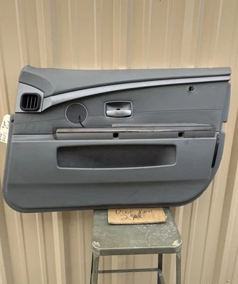 BMW 745i 750i E65 E66 2002-2005 pasajero derecho interior panel puerta gris Foto 1 de 4