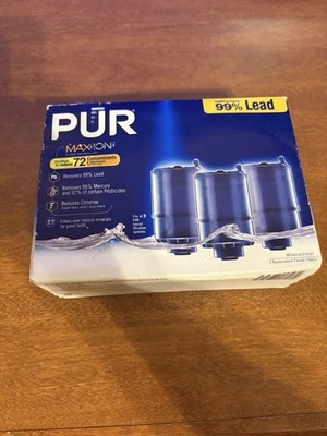 NEW 3 Pack PUR Max Ion MineralClear Faucet Filter Replacement Cartridge - Image 1 of 4