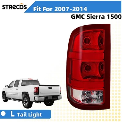 For 2007-2014 GMC Sierra 1500 2500 3500HD  Driver Side Tail Light Assembly LH Foto 1 de 4