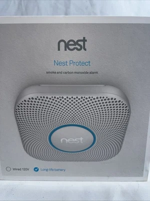 Batería Open Box Google Nest Protect Humo y Monóxido de Carbono 2da Generación S3000BWES Foto 1 de 4