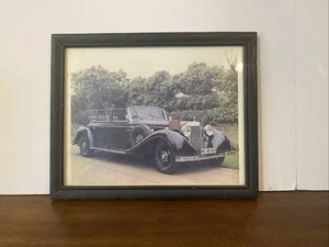 Herman Goerings 1944 Mercedes Picture Nicknamed (The Beast) In Vintage Frame - Picture 1 of 6