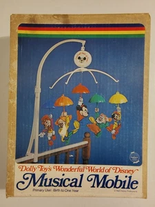 Maravilloso juguete móvil musical World of Disney #617 Mickey Mouse de colección - Imagen 1 de 13