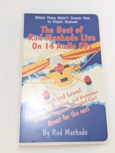 The Best of Rod Machado Live 14 Audio CD 12.5 Hours Recorded Live Flight School - Picture 1 of 7