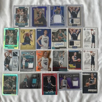 Lote de 21 cartas Cody Zeller RC novato numerado automaticamente/5/10 hornets Indiana Hoosiers - Imagem 1 de 4