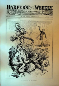 Harper's Weekly Magazine November 17 1883 Savannah Georgia General Sherman - Picture 1 of 7