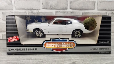 ERTL American Muscle 1970 Chevelle SS454 LS6 Blanco 1:18 Diecast "7871" 1 de 1500 Foto 1 de 4