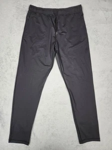 Pantalones ZYIA Active para mujer medianos negros jogger rendimiento elástico cordón ajustados - Imagen 1 de 11