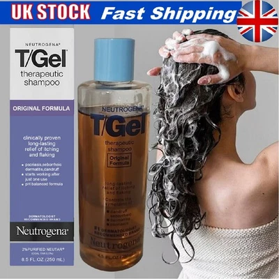 Neutrogena T/Gel Therapeutic Shampoo for Flaky Itchy Scalp Anti-Dandruff 250ML