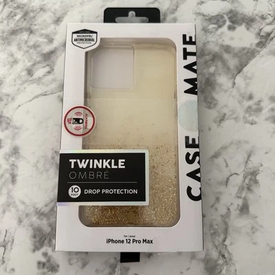 Estuche Mate iPhone 12 Pro Max Dorado Ombre Brillo Brillante Teléfono Celular Nuevo Foto 1 de 4