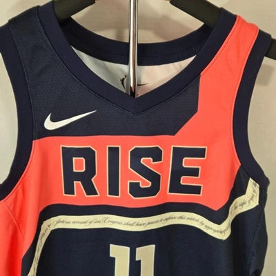 Nike Women's Basketball Jersey Sz M Navy Rise Washington Mystics Delle Donne #11 - Image 1 of 4