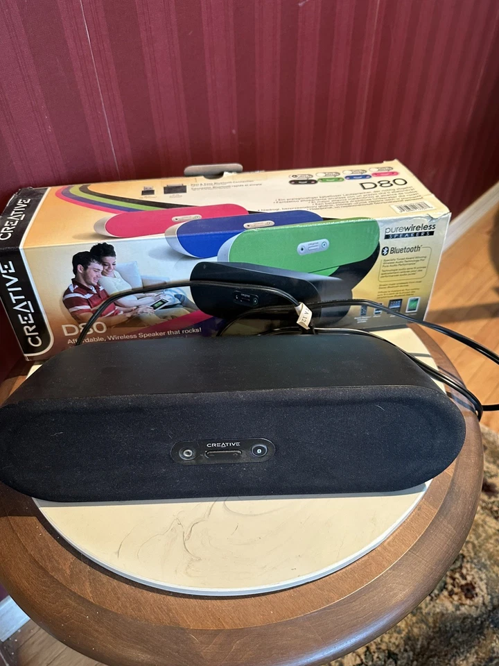 Altavoz inalámbrico Bluetooth Creative Model D80 negro Foto 1 de 1