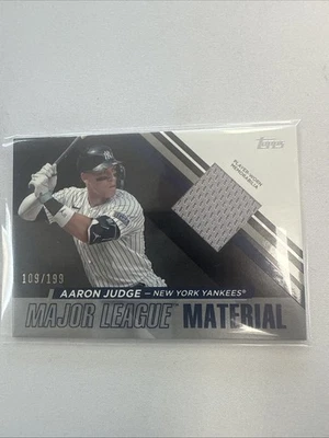 2024 Topps Update Series - Major League Material Aaron Judge #MLMU-AJ (MEM) - Image 1 of 2