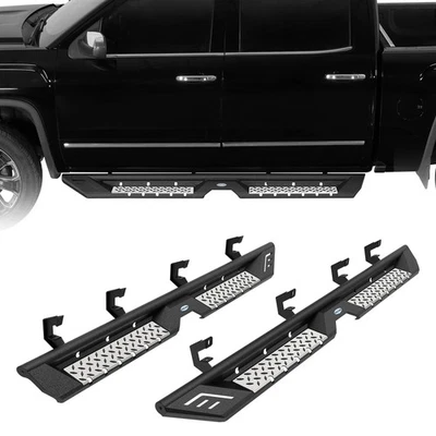 Боковые пороги планки подходят для Chevy Silverado/GMC Sierra 1500 2500HD 3500 HD 2007-2019 годов выпуска - Изображение 1 из 4
