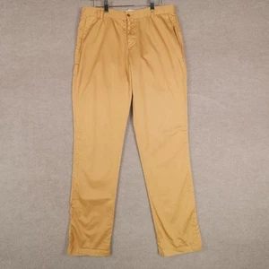 Pantalones chinos utilitarios APOLIS Global Citizen algodón caqui edición estándar 34 amarillos - Imagen 1 de 20