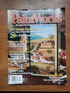Paint Works February 2005 - Vintage Decorative Tole Painting Magazine - Picture 1 of 10