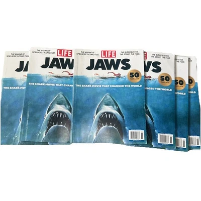 Life Magazine August 2025 Jaws Steven Spielberg the Movie that Changed World FS - Image 1 of 4