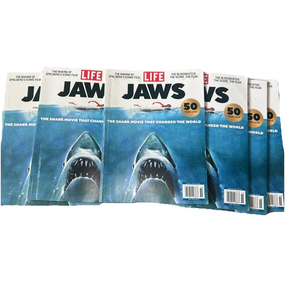 Life Magazine August 2025 Jaws Steven Spielberg the Movie that Changed World FS - Image 1 of 4