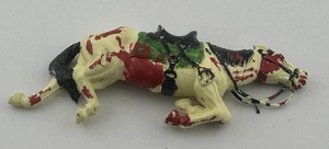 Marx Schlacht am blau-grauen Spielset Dead Horse - bemalt - Bild 1 von 2