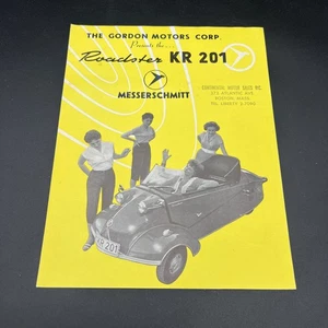 Vintage Original Messerschmitt KR 201 Prospekt von 1958 - Bild 1 von 6