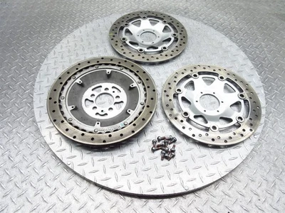 Honda GL1800 2002 01-05 Goldwing OEM rotores de freno delanteros traseros discos pernos Foto 1 de 4