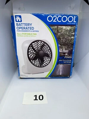 Ventilador portátil O2 Cool 5incg operado por bateria - Imagem 1 de 4