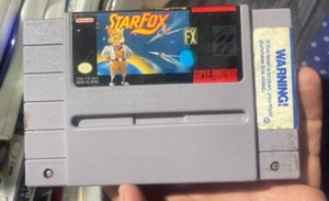 Star Fox Starfox (Super Nintendo SNES) Authentic - Tested Working - Picture 1 of 2