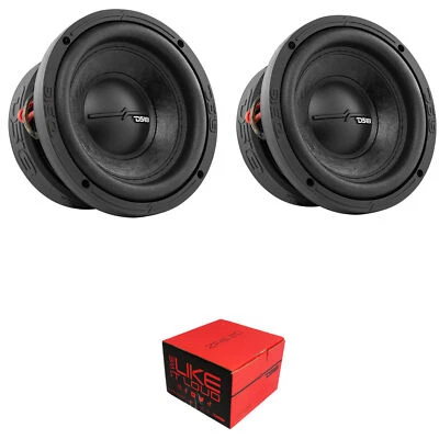 Par de subwoofers de 2 ohmios bobina de voz doble de 6" 1200 vatios ZR6.2D DS18 Foto 1 de 4