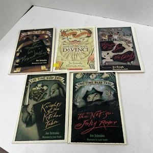 Lot of 5 The Time Warp Trio Series Books by Jon Scieszka Paperback - Picture 1 of 19