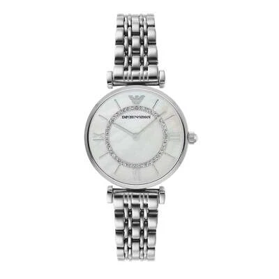 Armani Women's Stainless Steel Watch with Pearl Dial AR1908 - image 1 of 4