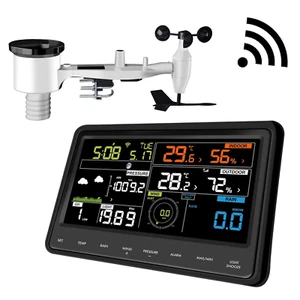 Stazione Meteo Wireless Stazione Meteo Digitale Professionale Con Display a Colo - Foto 1 di 12