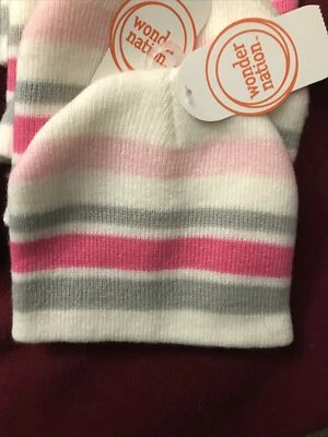 Wonder Nation Baby Knit Hats Boys/Girls - Image 1 of 4